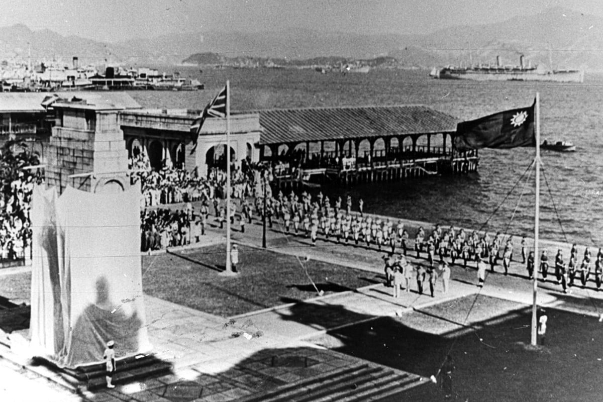 Image result for japanese surrender in hong kong august 30 1945