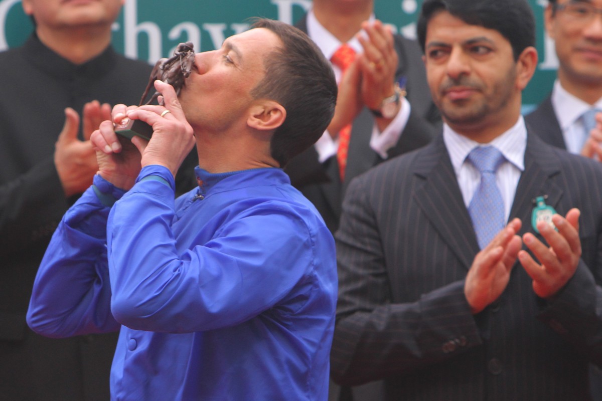 Frankie Dettori is on track to be named World's Best Jockey next month. Photo: Kenneth Chan