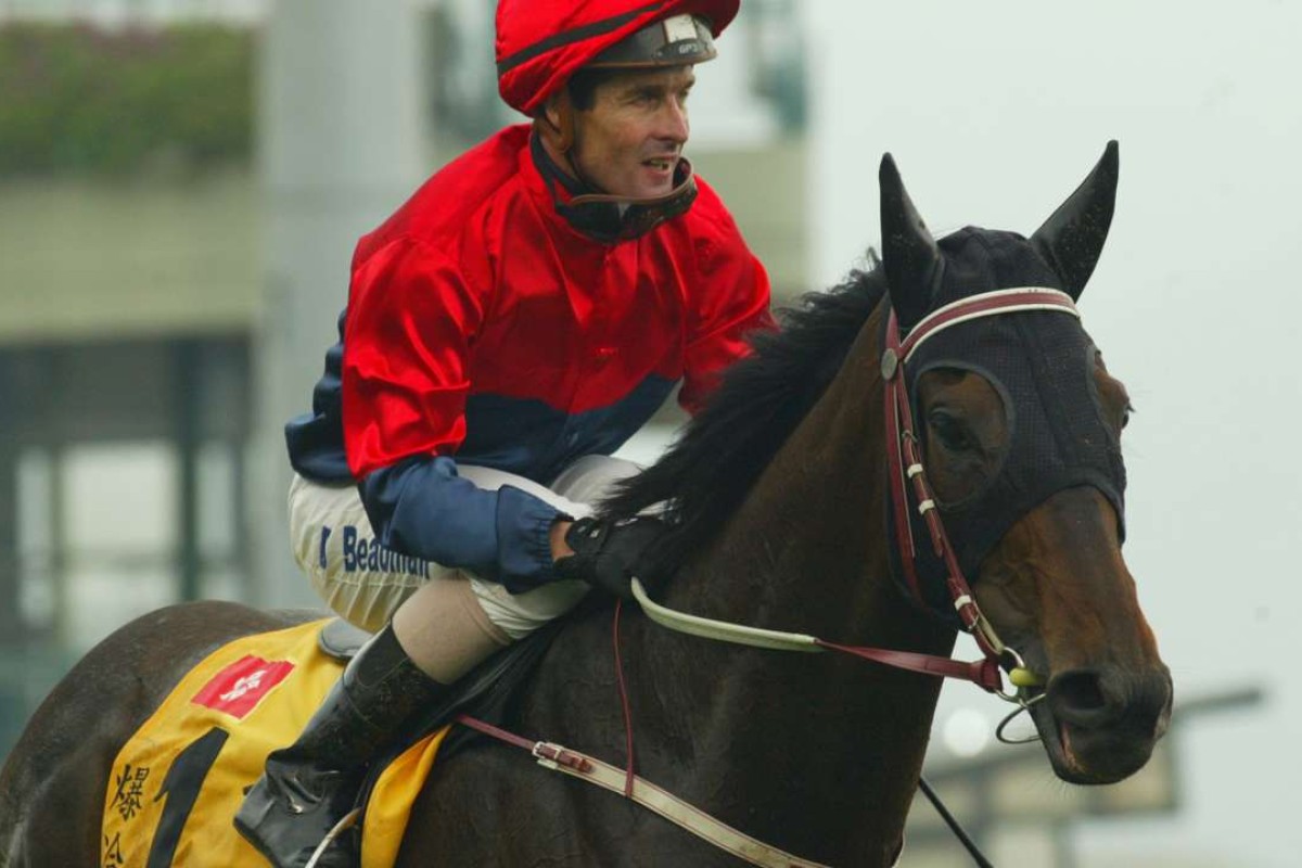 Viva Pataca (pictured with Darren Beadman aboard) remains Hong Kong’s greatest prize money earner ever, but he is living his life in a Macau stable while other legends live in lush paddocks abroad. Photo: Kenneth Chan