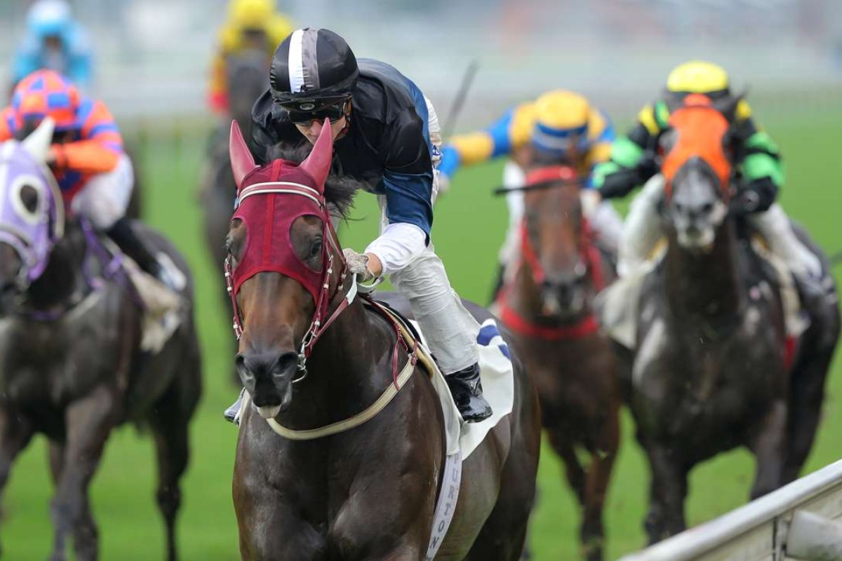 Bad Boy wins in impressive fashion under Zac Purton. Photo: Kenneth Chan