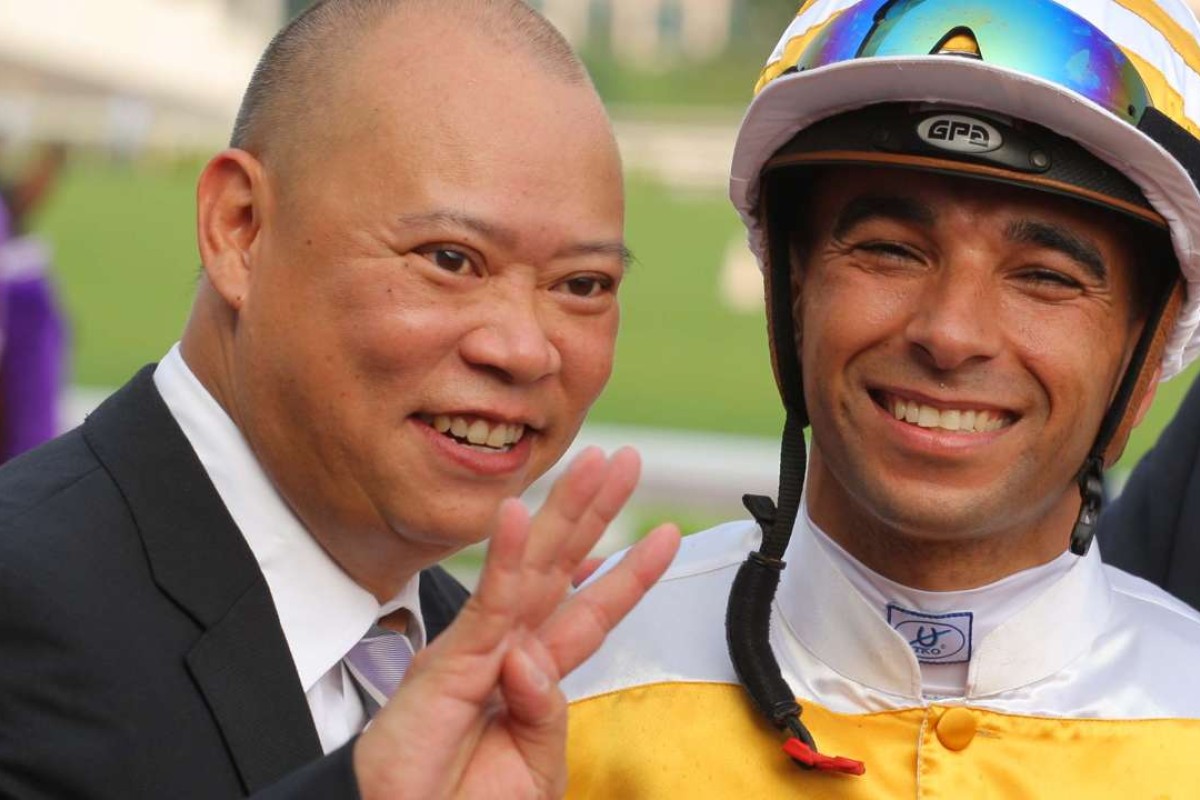 Trainer Chris So counts his winners. Photos: Kenneth Chan