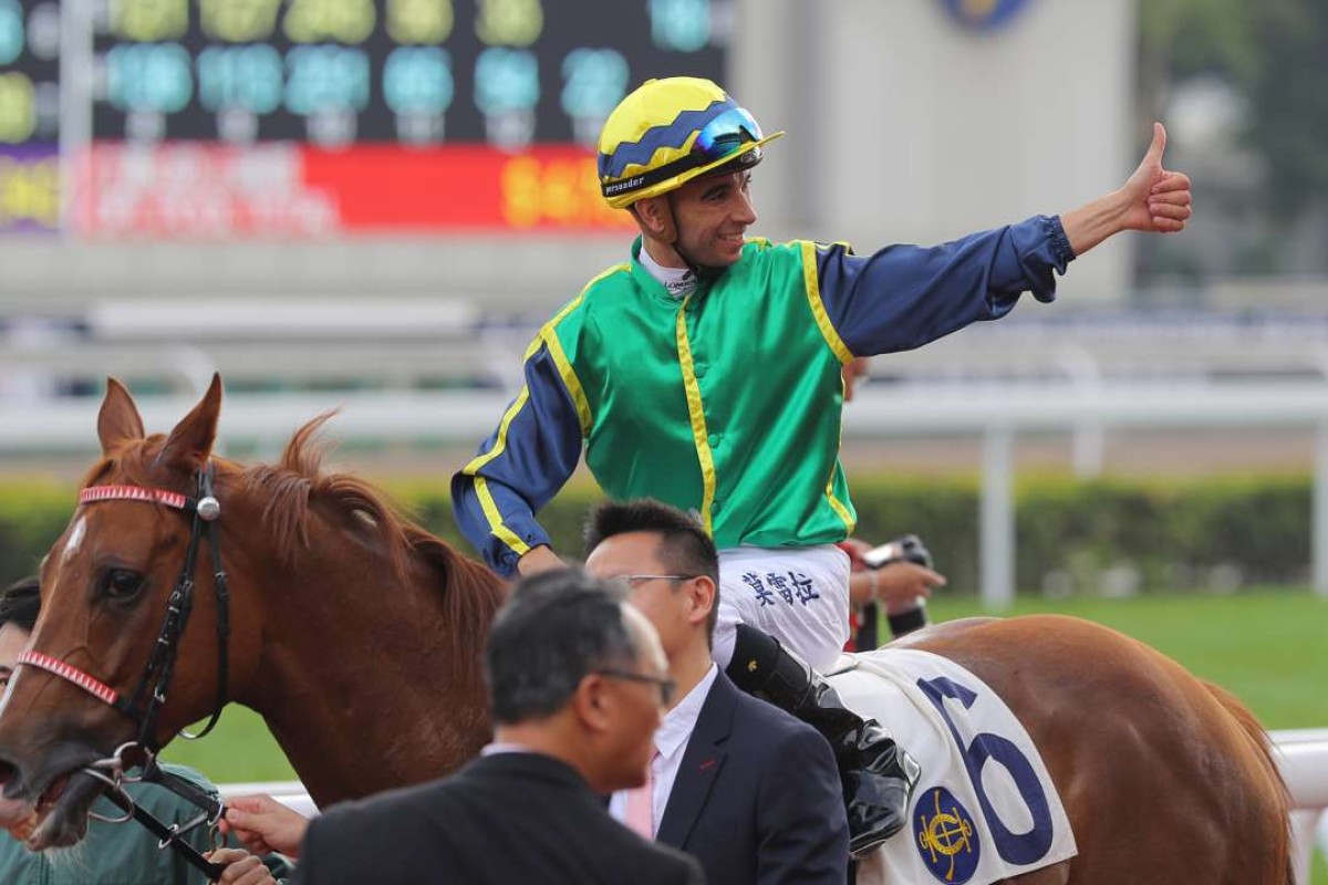 If Blizzard can win the Group Three feature and beat Zac Purton’s mount Joyful Trinity, it will go a long way to securing the Jockey Challenge for Joao Moreira. Photos: Kenneth Chan.