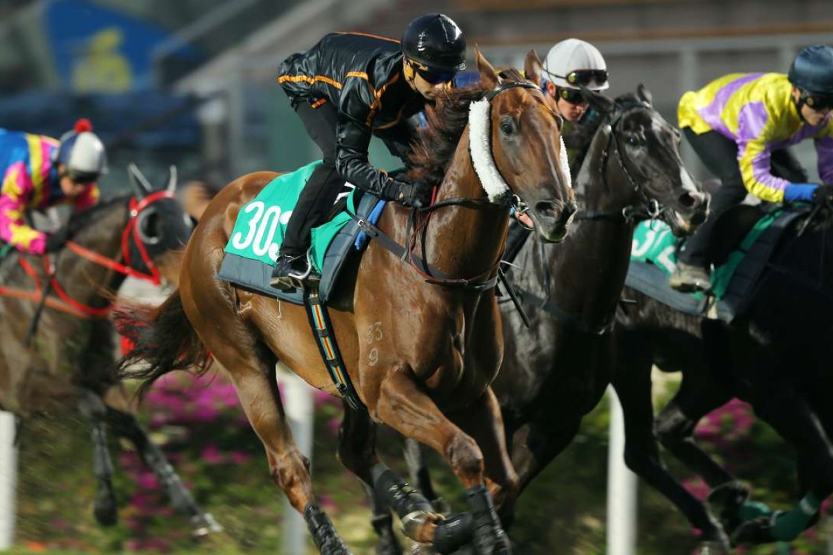 Joao Moreira believes Able Friend is getting back to his best after a nice trial at Sha Tin on Tuesday. Photos: Kenneth Chan