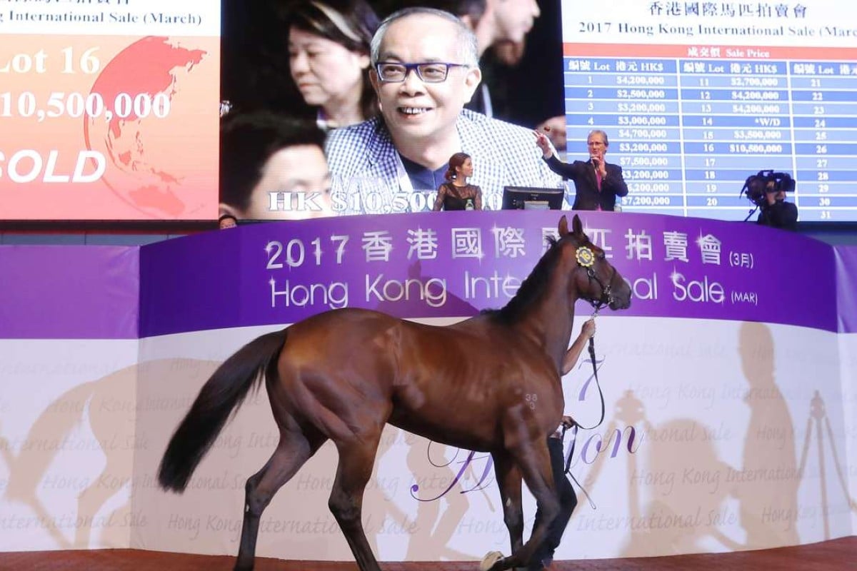 Lot 16 is sold for HK$10.5 million at the 2017 Hong Kong International Sale to businessman Peter Pak Lau-fai. Photos: Kenneth Chan