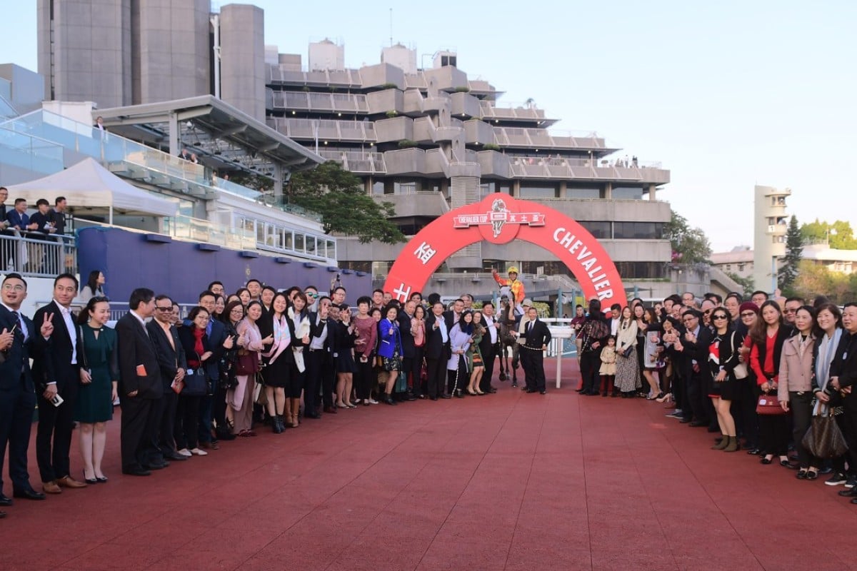 Pingwu Spark’s owners celebrate a win on November 26. Photos: Kenneth Chan