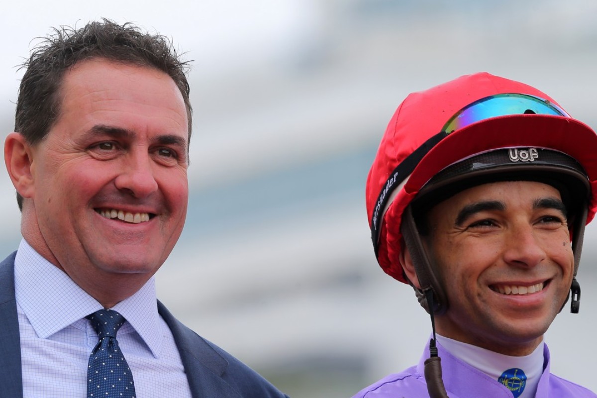 Michael Freedman with Joao Moreira. Photos: Kenneth Chan