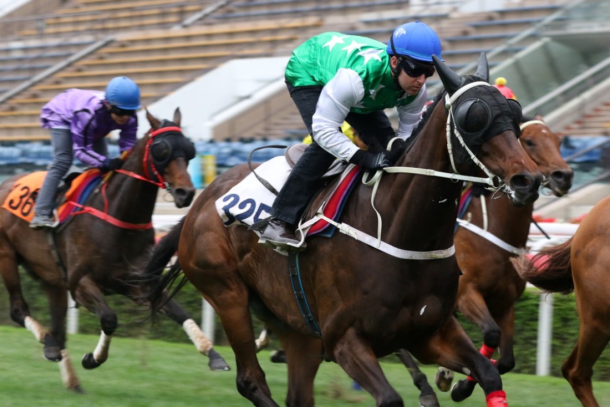 Pakistan Star passed his 1,600m barrier trial test earlier this week with Tommy Berry aboard. Photos: Kenneth Chan