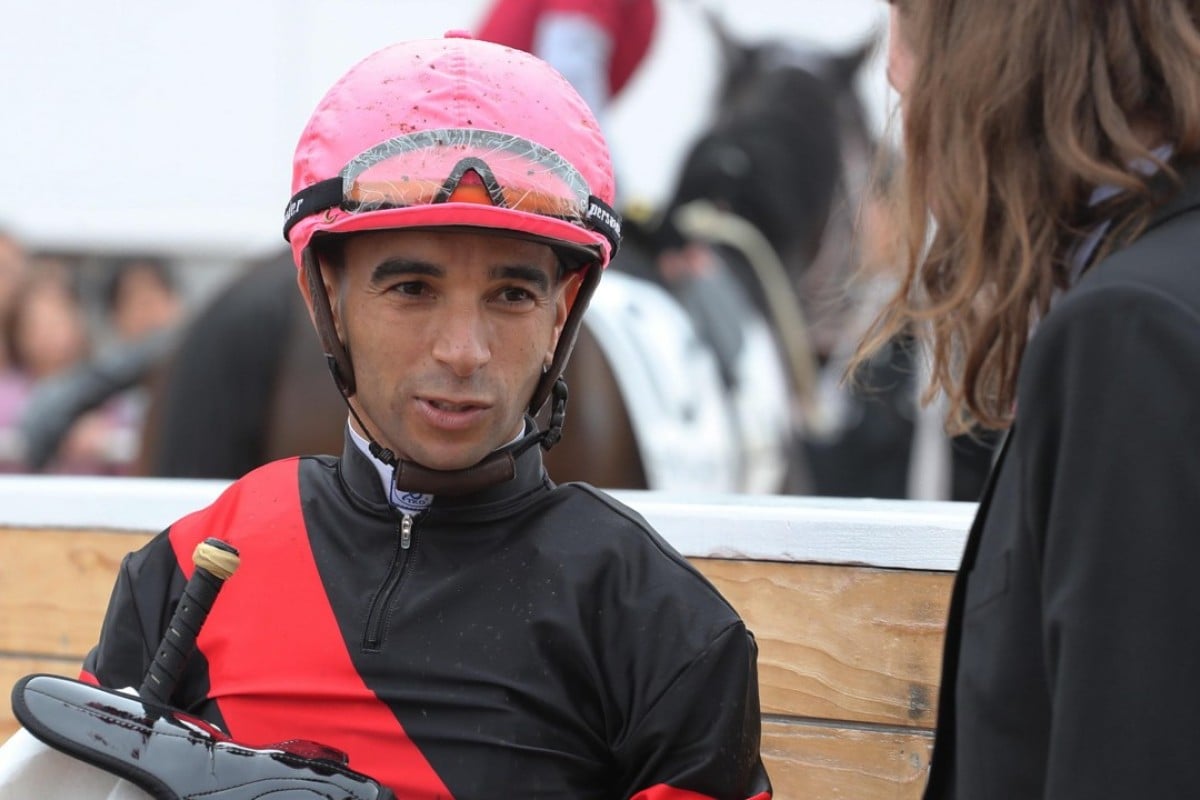 Joao Moreira returns to scale after a victory at Nakayama on Sunday. Photos: Kenneth Chan
