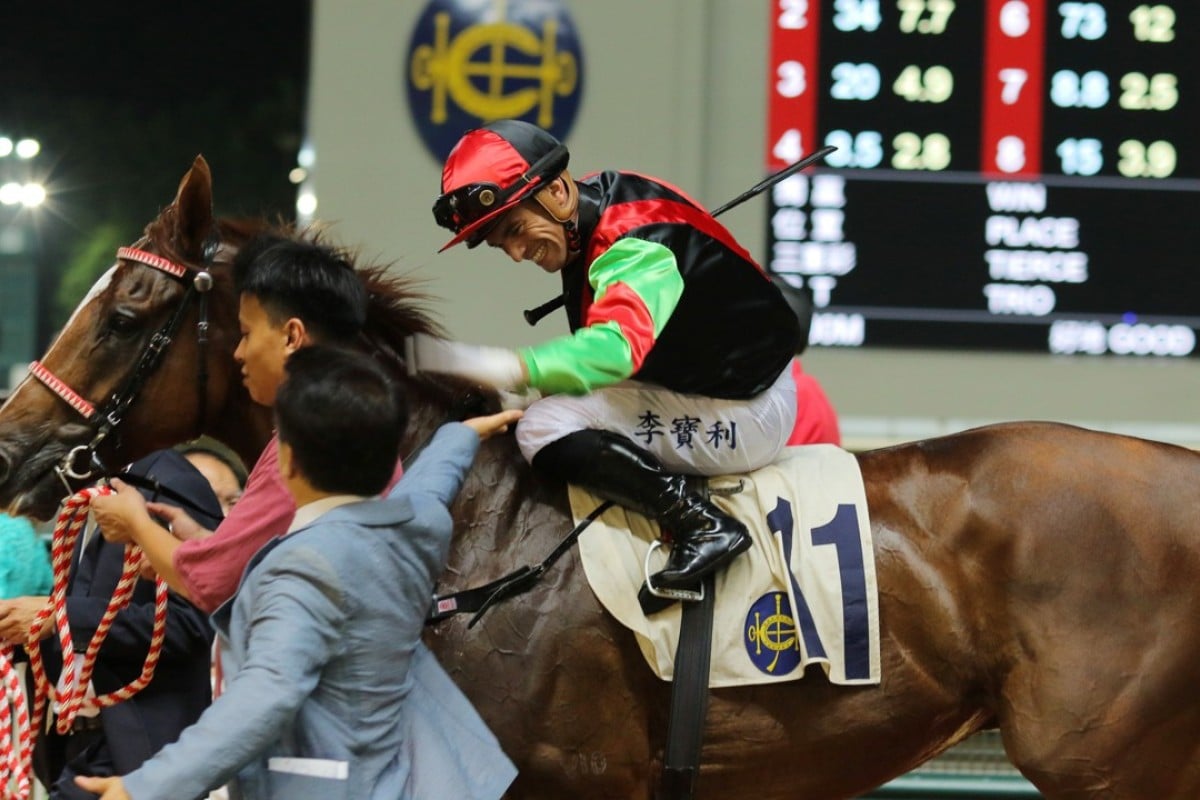 Umberto Rispoli winning on Manful Star at Happy Valley last season. Photos: Kenneth Chan