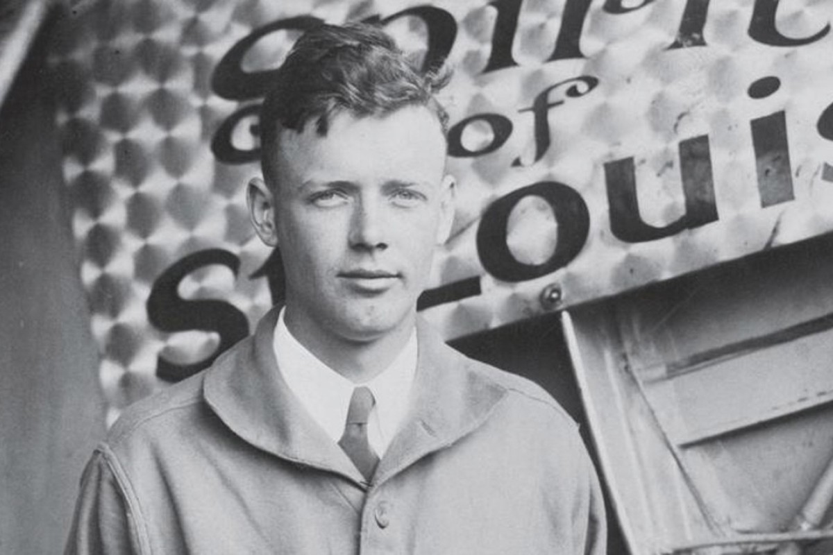 When the first solo flight across the Atlantic made Charles Lindbergh