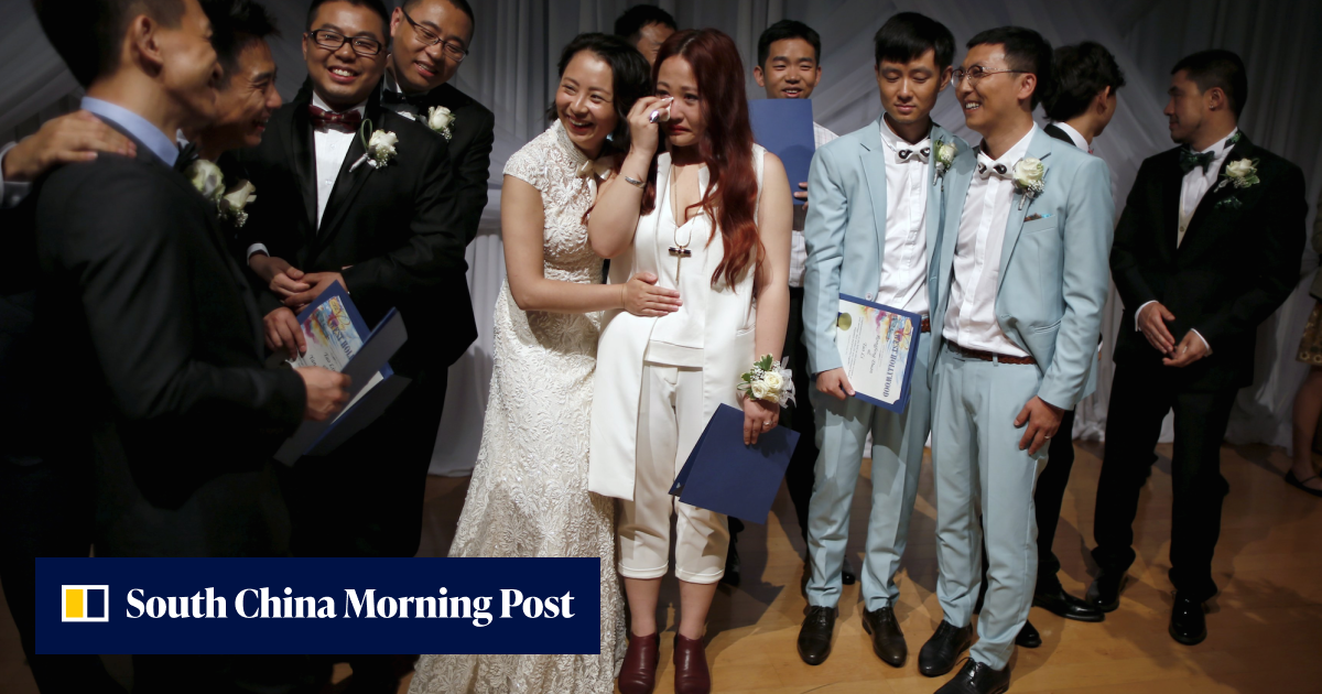 Chinese gay and lesbian couples wed in California | South China Morning ...