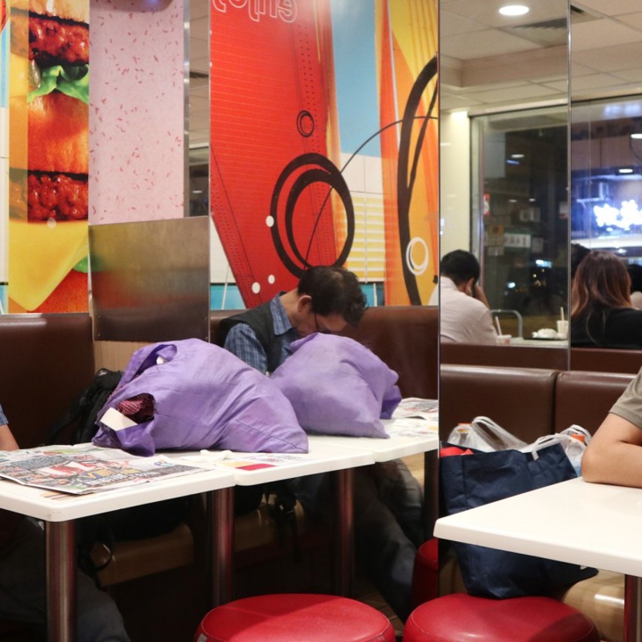 Number Of People Sleeping In Hong Kong Mcdonald S Branches