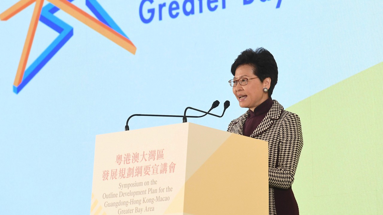 Greater Bay Area project will not make Hong Kong mainlandised, says Carrie Lam